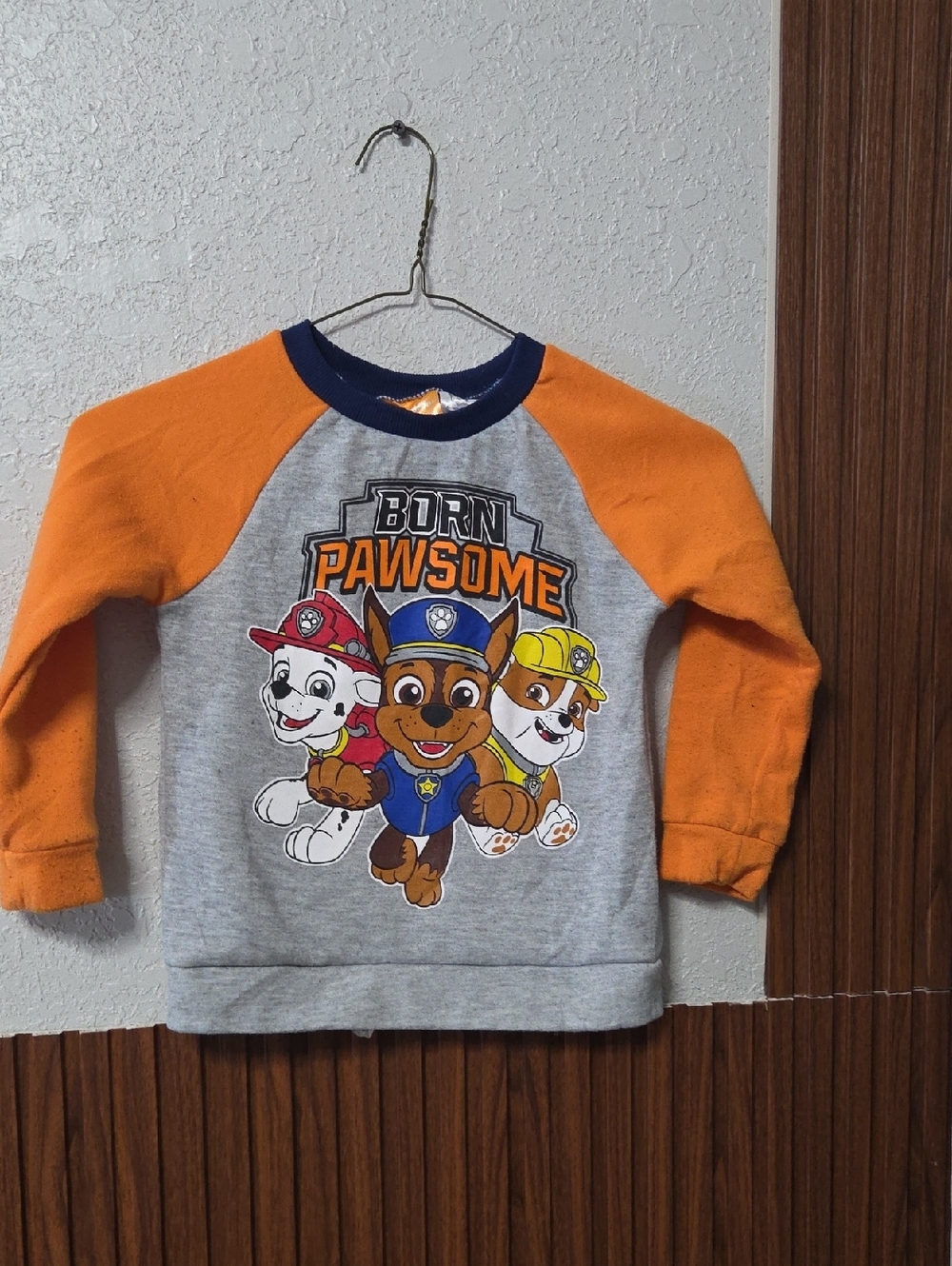 Nickelodeon Orange & Gray 'Born Pawsome' Kids Sweatshirt [1778]